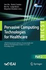 Buchcover: "Pervasive Computing Technologies for Healthcare". Konferenzinfos, Herausgebernamen, EAI- und Springer-Logos.