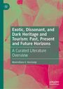 Buchtitel: "Exotic, Dissonant, and Dark Heritage and Tourism". Autor: Maximiliano E. Korstanje. Logo links oben, bunte Blätter.