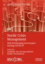 Nordic Crisis Management: Well-Performing Governance During COVID-19. Rote Abstraktion von Linien und Pfeilen.