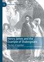 Henry James and the Example of Shakespeare. Illustration mit Figuren in klassischer Kleidung, Nymphen im Hintergrund.