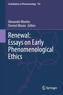 Renewal: Essays on Early Phenomenological Ethics, Buch