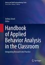„Handbook of Applied Behavior Analysis in the Classroom“. Dunkelblauer Hintergrund mit weißem Text. Springer-Logo.