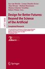 "Design for Better Futures: Beyond the Science of the Artificial. Rote und graue Buchcovergestaltung mit Springer-Logo."