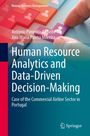 Titel: Human Resource Analytics and Data-Driven Decision-Making. Hände ordnen bunte Puzzle-Teile mit Figuren.
