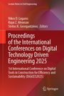 "Proceedings of the International Conferences on Digital Technology Driven Engineering 2025" vor rotem Hintergrund.