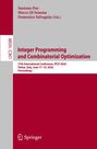 Santanu Dey, Marco Di Summa, Domenico Salvagnin (Eds.); Integer Programming and Combinatorial Optimization; Springer Logo.