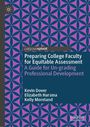 „Preparing College Faculty for Equitable Assessment“. Autoren: Kevin Dover, Elizabeth Harsma, Kelly Moreland. Geometrisches Muster.
