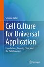 Titel: "Cell Culture for Universal Application". Autor: Simone Badal. Hintergrund: Blautöne, Springer-Logo.