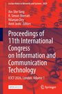Text: „Proceedings of 11th International Congress on Information and Communication Technology.“ Hintergrund in Rottönen.