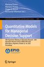 Quantitative Models for Managerial Decision Support, Buch