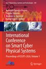 Titel: "International Conference on Smart Cyber Physical Systems". Darunter drei technische Bilder, links ein Logo.