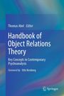 "Handbook of Object Relations Theory", Thomas Abel, Editor. Blauer Hintergrund mit sanften Farbübergängen. Springer-Logo.