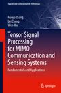 "Tensor Signal Processing for MIMO Communication and Sensing Systems" in weißen Buchstaben auf blau-rotem Hintergrund.