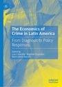 "The Economics of Crime in Latin America. From Diagnosis to Policy Responses. Gelbe und blaue abstrakte Muster."