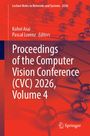 Titel: Proceedings of the Computer Vision Conference (CVC) 2026, Volume 4. Rote Molekülstruktur im Hintergrund.