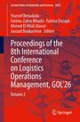 Text: "Proceedings of the 8th International Conference on Logistics Operations Management, GOL'26." Hintergrund in Rot-Orange.