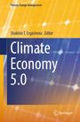 "Climate Economy 5.0", Editor: Shakhlo T. Ergasheva. Blau-gelber Hintergrund mit Springer-Logo.