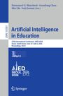 LNAI 16581, Artificial Intelligence in Education, AIED 2026 Seoul, Part I. Logos von AIED und Springer darunter.
