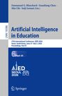 „Artificial Intelligence in Education“, Konferenz AIED 2026, Seoul. Blau-graues Design mit einem Springer-Logo.