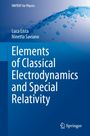 Oben: "UNITEXT for Physics". Autoren: Luca Lista, Ninetta Saviano. Titel: "Elements of Classical Electrodynamics and Special Relativity". Unten: Springer-Logo.