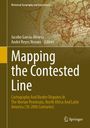 "Mapping the Contested Line" steht groß auf dem Cover mit einer antiken Weltkarte im Hintergrund.