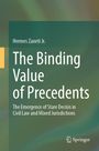 „The Binding Value of Precedents“ von Hermes Zaneti Jr., Thema: Rechtswissenschaften, Springer Logo, grüner Hintergrund.