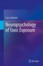 Titel: "Neuropsychology of Toxic Exposure" von Sam Goldstein. Hintergrund: Farbverlauf von Blau zu Violett. Logo unten.