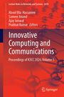 Titel: Innovative Computing and Communications. Hintergrund: Rote geometrische Struktur mit Logo unten rechts.