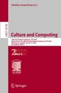 Text: "Matthias Rauterberg (Ed.), Culture and Computing, 14th International Conference, C&C 2026, Springer." Illustration: Kopf mit Kopfhörer.