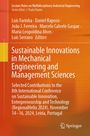 Buchtitel mit Autorenliste über nachhaltige Innovationen im Maschinenbau. Orangener Hintergrund und Springer-Logo unten.