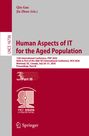 Titel: "Human Aspects of IT for the Aged Population". Cover mit Konferenzdetails und Logo unten.