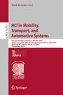 "HCI in Mobility, Transport, and Automotive Systems" steht groß in roter Schrift. Unten ein stilisiertes Kopf-Logo.