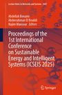 Proceedings of the 1st International Conference on Sustainable Energy and Intelligent Systems (ICSEIS 2025), Buch
