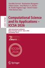 Computational Science and Its Applications - ICCSA 2026, Buch