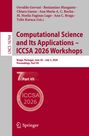 "Computational Science and Its Applications – ICCSA 2026 Workshops", Braga, Portugal, Juni 30 - Juli 3, 2026. Roter Hintergrund.