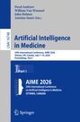 Titel: "Artificial Intelligence in Medicine". Autoren: Pavel Andreev, William Van Woensel, John Holmes, Antoine Sauré.