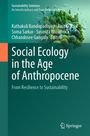 „Social Ecology in the Age of Anthropocene“: Buchcover mit grüner Natur-Illustration und Titeltext.