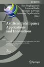 Text: "Artificial Intelligence Applications and Innovations", "Springer". Oben links farbiges Kugel-Logo.