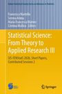 Italienische Statistikgesellschaft Serie. Titel: "Statistical Science: From Theory to Applied Research III". Logo unten links.