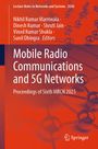 Mobile Radio Communications and 5G Networks, Buch
