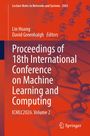 "Proceedings of 18th International Conference on Machine Learning and Computing, ICMLC2026, Volume 2." Orange Hintergrund.