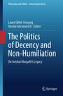 Blauer Hintergrund, Titel: "The Politics of Decency and Non-Humiliation". Springer-Logo unten rechts.