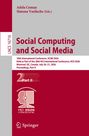 Titel: "Social Computing and Social Media". Konferenz in Montreal 2026. Autoren: Adela Coman, Simona Vasilache. Springer-Logo.