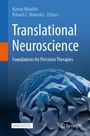 Text: „Translational Neuroscience: Foundations for Precision Therapies“ von Karoly Nikolich, Robert C. Malenka. Gehirn-Illustration.