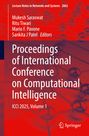 "Proceedings of International Conference on Computational Intelligence, ICCI 2025, Volume 1. Hintergrund mit Netzstruktur."