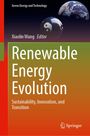 Titel: Renewable Energy Evolution. Untertitel: Sustainability, Innovation, and Transition. Oben Yin-Yang und Erde.