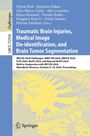 Text: "Traumatic Brain Injuries, Medical Image De-identification, and Brain Tumor Segmentation." Unten Springer-Logo.