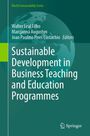 Titel: "Sustainable Development in Business Teaching and Education Programmes" von Walter Leal Filho et al., Springer-Logo.
