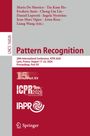 "Pattern Recognition", 28th ICPR 2026, Lyon; LNCS 16826, Teil XV. Logos unten: ICPR 2026, IAPR und Springer.