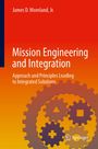Titel: Mission Engineering and Integration. Hintergrund: Zahnräder in Orange- und Brauntönen.